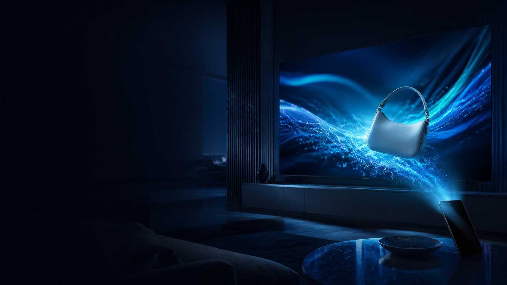 Interactive streaming experience extending from television to second screen