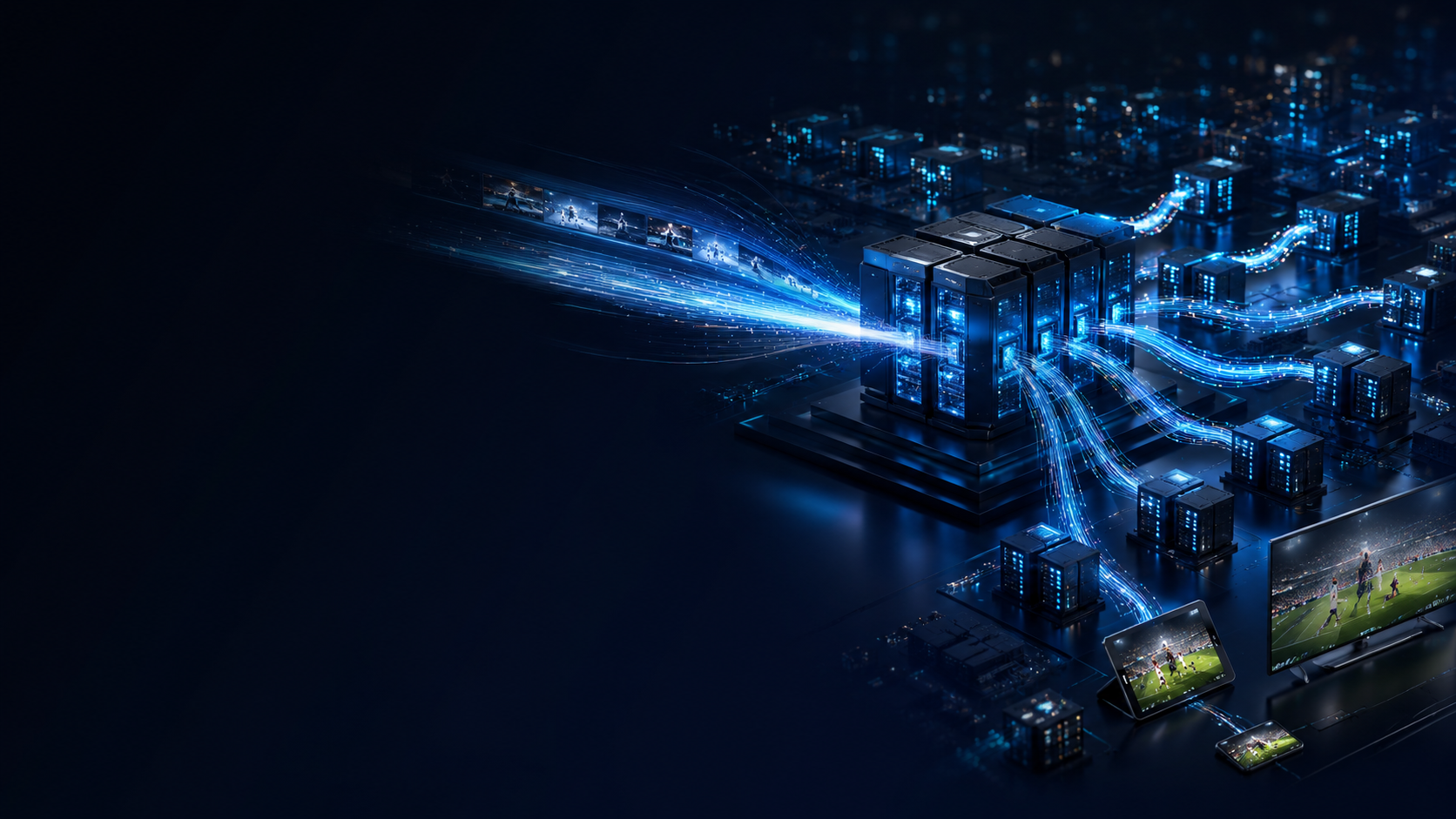 CDN++ private media fabric processing and delivering live video